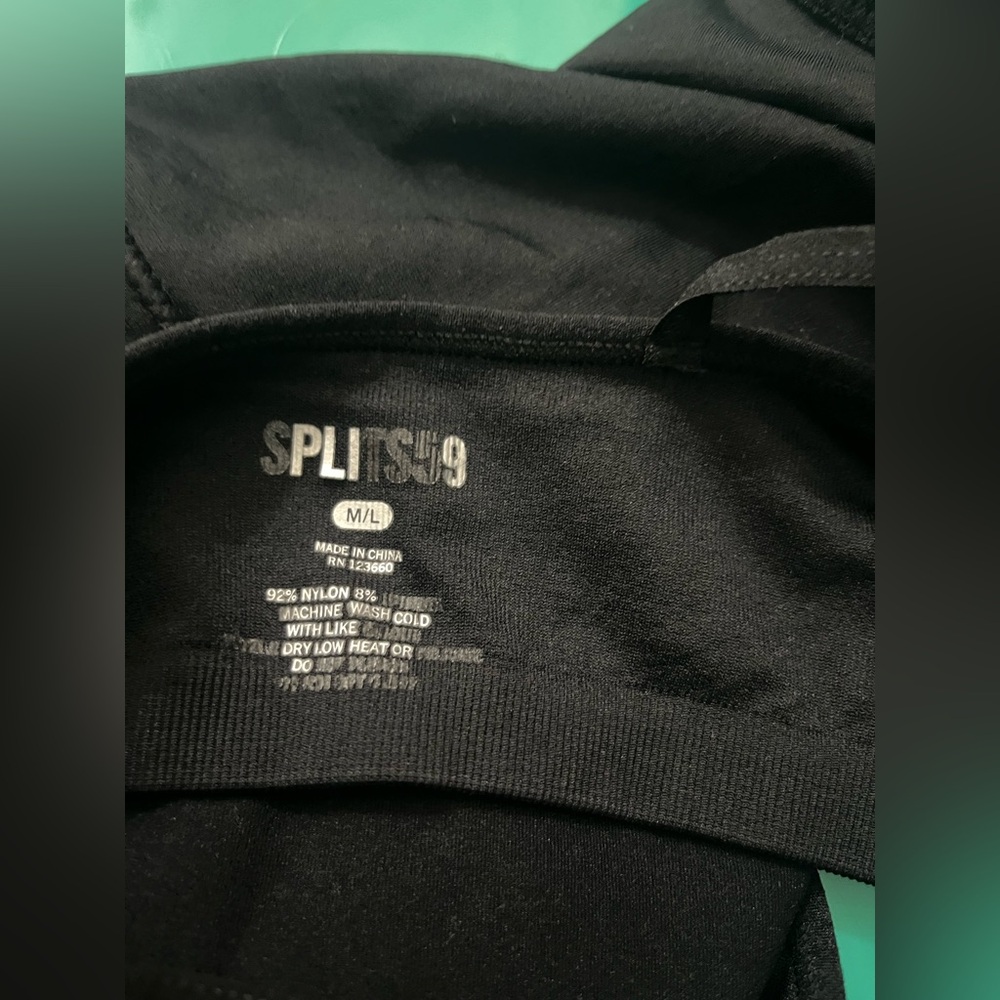 Splits59 Jet Black Performance Top